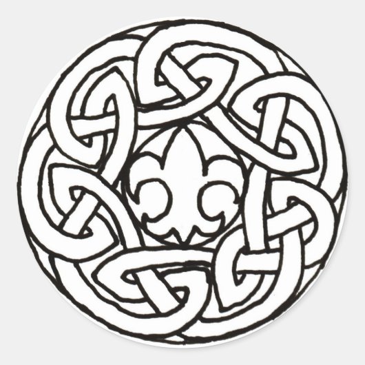 ボーイスカウトノットシール ラウンドシール (正面)