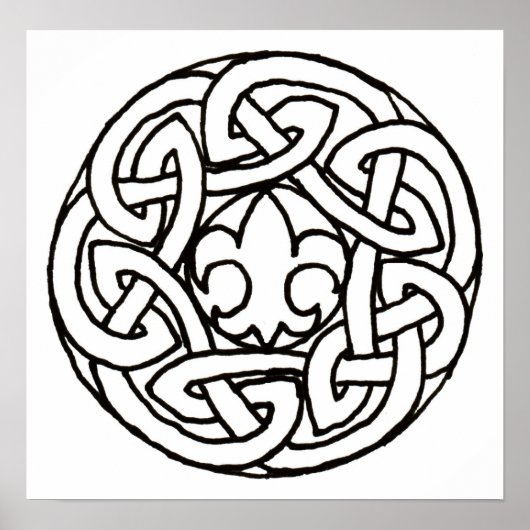 ボーイスカウトノットプリント ポスター (正面)