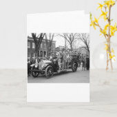 ボーイスカウト消防訓練、1910年代 カード (黄色い花)