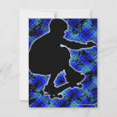 ボーイスカパーソナライズされたートボードパーティの招待状 招待状 (裏面)