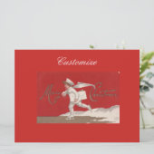 ボーイスケートで滑るヴィンテージサンダー_コーブクリスマス シーズンカード (スタンド正面)