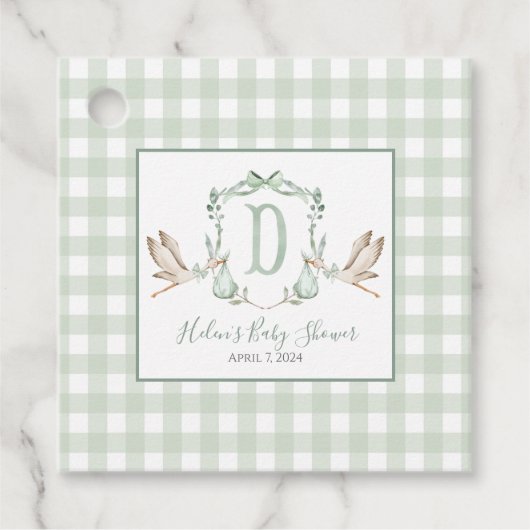 ボーイストークグリーンジンガムメッセージカード フェイバータグ (正面)