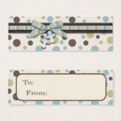 ボーイスニーギフトラベル (正面&裏面)