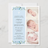 ボーイスペインのンバウティゾパラニーニョのバプテスマ 招待状 (正面)