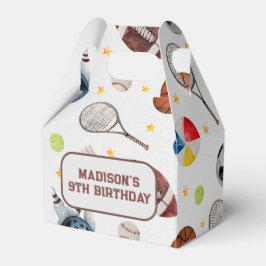 ボーイスポーツ子供の誕生日の愛用ボックス フェイバーボックス