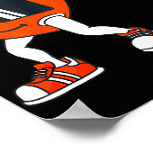 ボーイスヴァレンティーンズデイダビングハートおもしろいボーイズ ポスター (角)