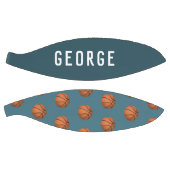 ボーイズおもしろいブルーモダンバスケットボールキッズ バスケットボール (パネル)