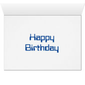 ボーイズおもしろいメッシーベッドルームブルーアートユーモア誕生日 (内部横(下))