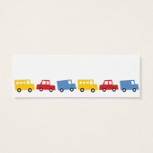 ボーイズおもちゃのおもしろいかわいい輸送誕生日DIYギフトラベル (裏面)