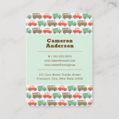 ボーイズおもちゃパステルレトロカーキッドの写真プロフィール コーリングカード (正面)