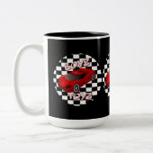 ボーイズおもちゃレッドスポーツカーマグ ツートーンマグカップ (左)