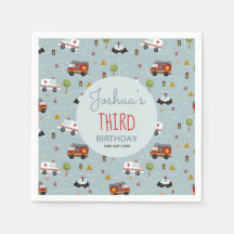 ボーイズかわいいブルートランスポートパターン誕生日キッズ