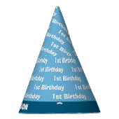 ボーイズかわいい旅行飛行機子供の誕生日カスタム パーティーハット (右)