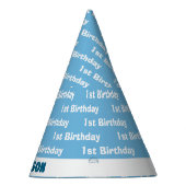 ボーイズかわいい旅行飛行機子供の誕生日カスタム パーティーハット (右)