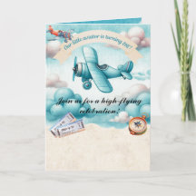 ボーイズかわいい旅行飛行機子供の誕生日カスタム