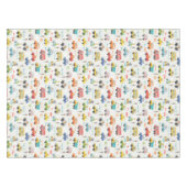 ボーイズかわいい輸送車のパターン子供の誕生日 テーブルクロス (正面(横))