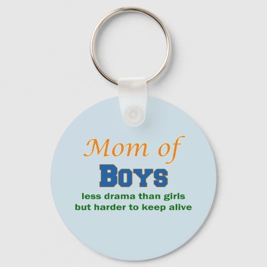 ボーイズのお母さん キーホルダー (正面)