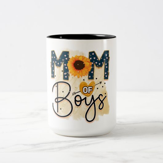 ボーイズのお母さん ツートーンマグカップ (中央)
