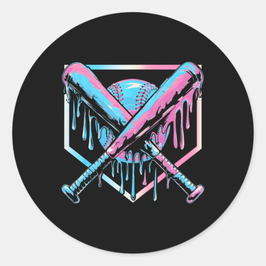 ボーイズのアイスクリームをドクターと一緒にドリップ。 ラウンドシール (正面)