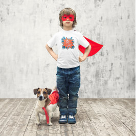 ボーイズの「レッド・ホワイト・アンド・ブーム！」- 4th of July コミックブック トドラーTシャツ