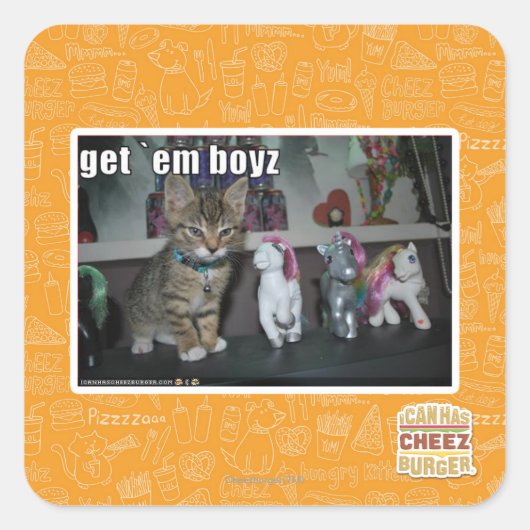 ボーイズを取得 スクエアシール (正面)