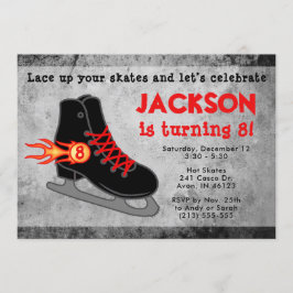 ボーイズアイススケートエクストリーム誕生日 招待状