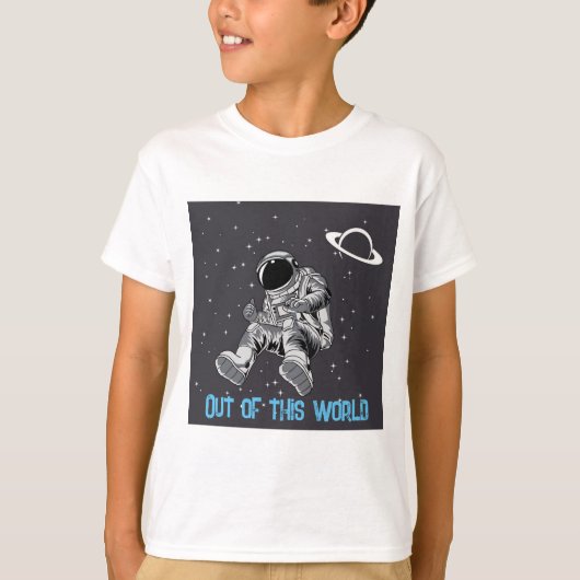 ボーイズアウタースペース綿Tシャツ | kid's Clothes Tシャツ (正面)