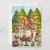 ボーイズアトランティス失ったザエンパイア誕生日招待状 招待状 (裏面)