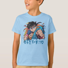 ボーイズアニメ引用文グラフィックTシャツ Tシャツ