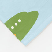 ボーイズアビエパーソナライズされたーター機 フリースブランケット (角)