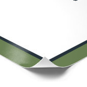 ボーイズアメリカンフットボール子供の誕生日ウェルカムサイン ポスター (コーナー)