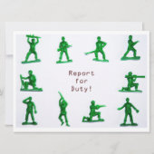 ボーイズアーミーテーマ誕生日招待状 招待状 (裏面)