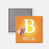 ボーイズイニシャルラディブ冷蔵庫用マグネット マグネット (正面/裏面)