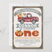 ボーイズウアリトルパンプキン1日招待状 招待状 (正面)