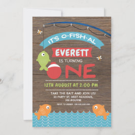 ボーイズウッドO-Fish-al 1st Birthday招待状 招待状