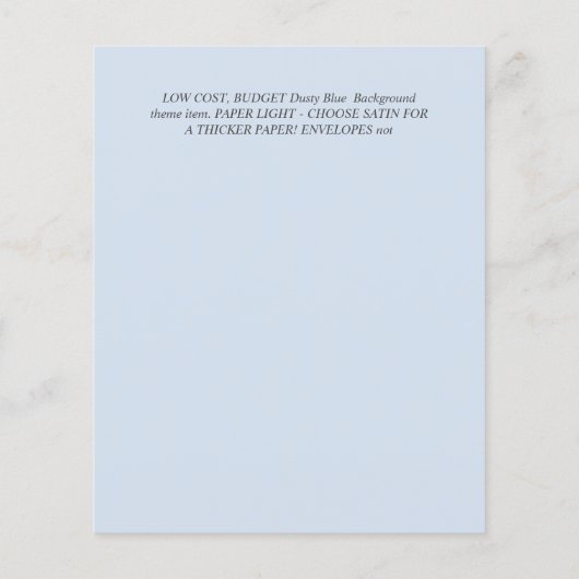 ボーイズエレファントウォーターカラーベビーシャワー招待状 チラシ (裏面)