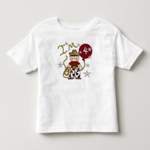 ボーイズカウボーイ誕生日 トドラーTシャツ