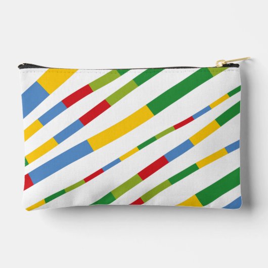 ボーイズカラフルトイズ輸送子供の誕生日パーティー アクセサリーポーチ (裏面)