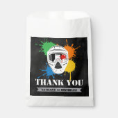 ボーイズカラフルペイントボール誕生日パーティーフェイスバッグ フェイバーバッグ (正面)