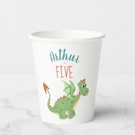 ボーイズカワイドラゴンモダントドラー誕生日 紙コップ