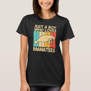 ボーイズキッズシーカウドゥゴンマナティーのかわいいマナティー Tシャツ