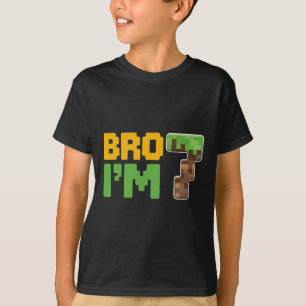 ボーイズキッズ7誕生日ボーイブラオ私は7歳のゲーム Tシャツ