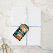 ボーイズキャンピングアドベンチャーバースデーパーティーのお気に入り ギフトタグ (より糸付き)