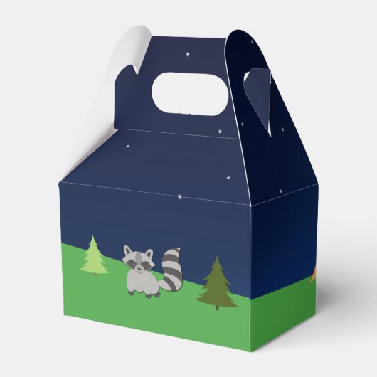 ボーイズキャンピングキャンプアウトバースデーパーティーお気に入りボックス フェイバーボックス (裏面サイド)