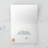 ボーイズキャンピング誕生日サンキューA7カードを折った サンキューカード (内部)