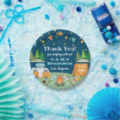 ボーイズキャンプ誕生日キャンプアウトパーティー ペーパープレート (パーティー)