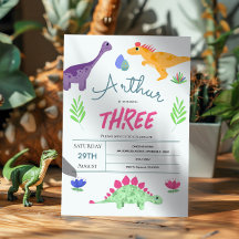 ボーイズキュートブルージャングルTレックス恐竜誕生日