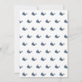 ボーイズクラシックスクエアフォトシンプル誕生 案内状 (裏面)