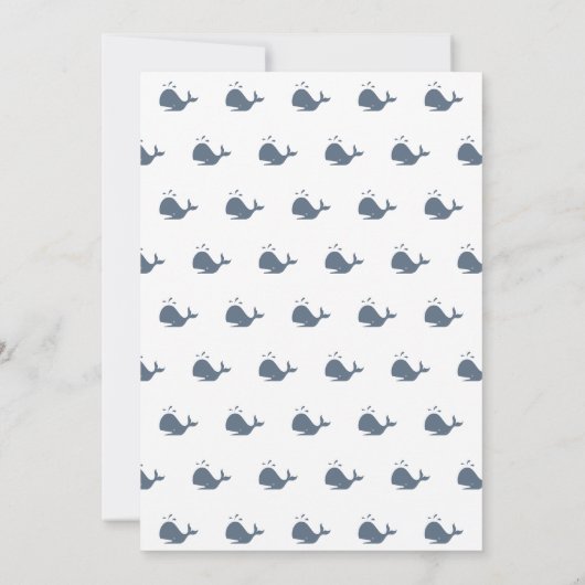 ボーイズクラシックスクエアフォトシンプル誕生 案内状 (裏面)