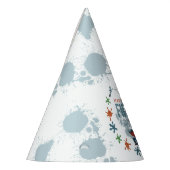 ボーイズクールペイントボールパーティー子供の誕生日 パーティーハット (左)